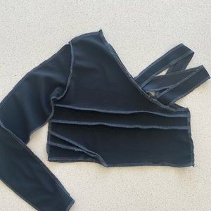 off the shoulder cut out top